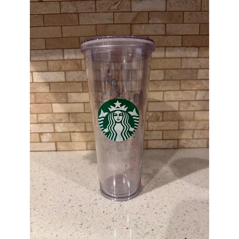 Disney Parks Starbucks Travel Tumbler Set Castle EPCOT Magic Kingdom Animal King